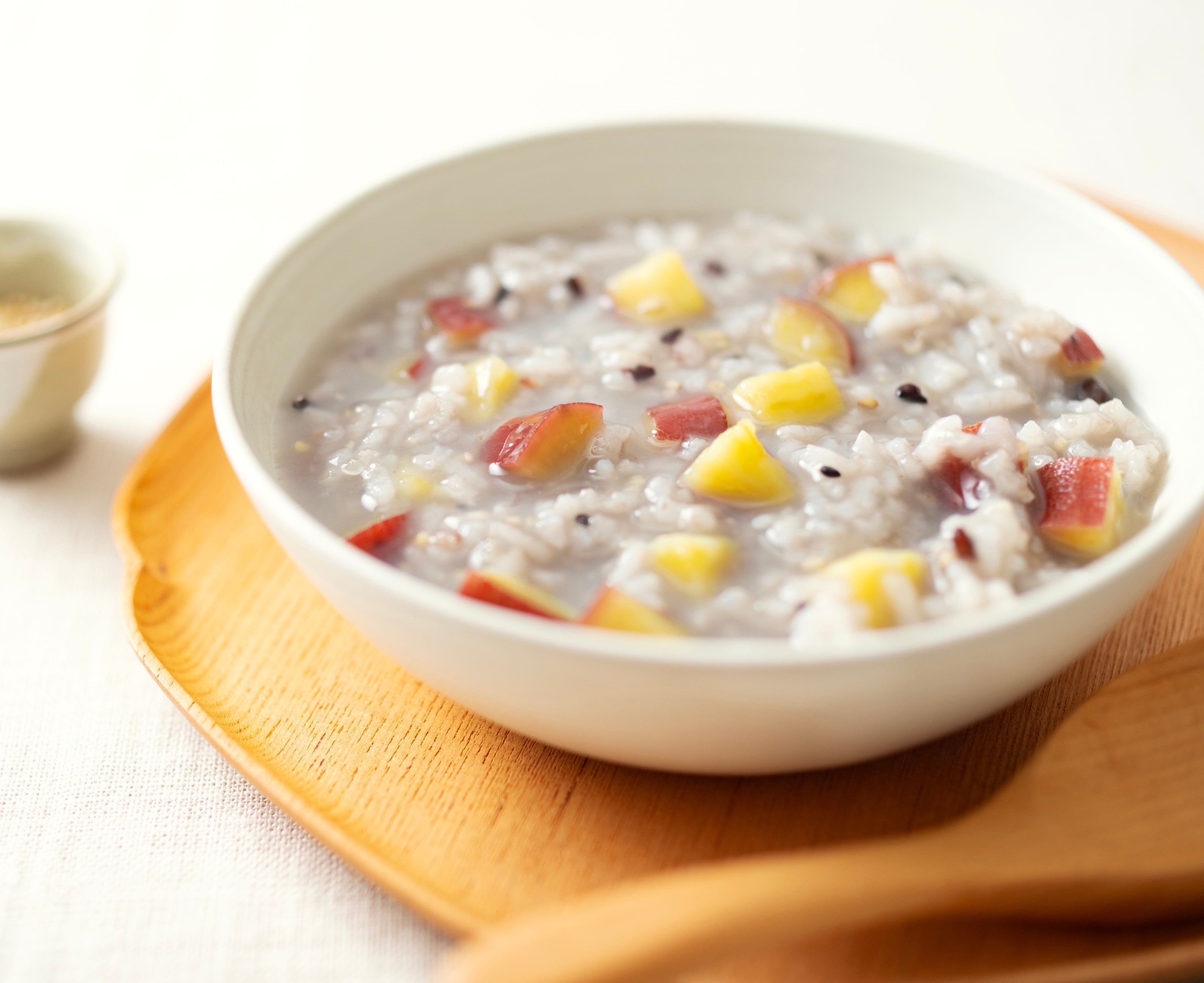 Grain and sweet potato porridge