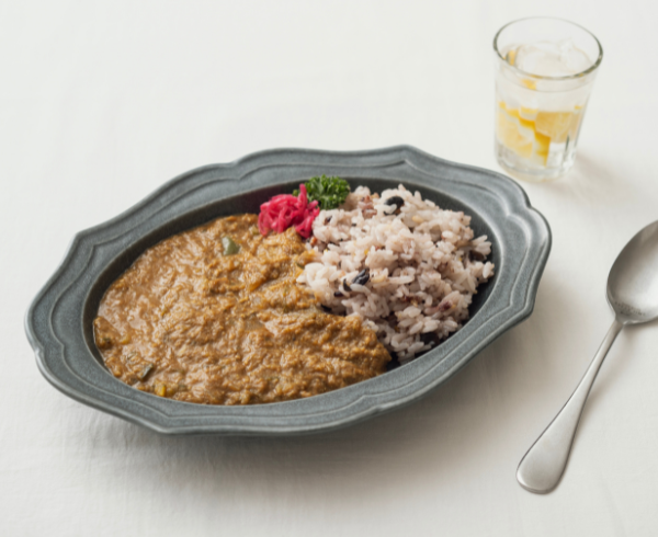 夏野菜の豚みそキーマカレー